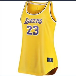 Women's Fast Break Tank Jersey; LeBron James Los Angeles Lakers